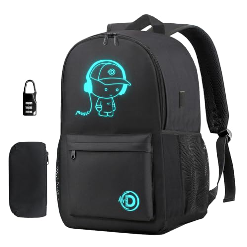 Image of Dracarys Luminous Laptop Backpack, Work Bag, Classic Backpack, Black