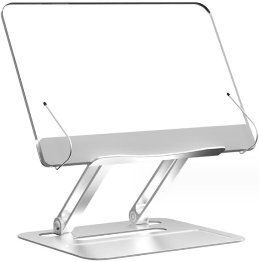 Recipe Holder Book Stand for Reading Cookbook Holder Acrylic Display for Hands Free Adjustable Height Cooking Helper(A)