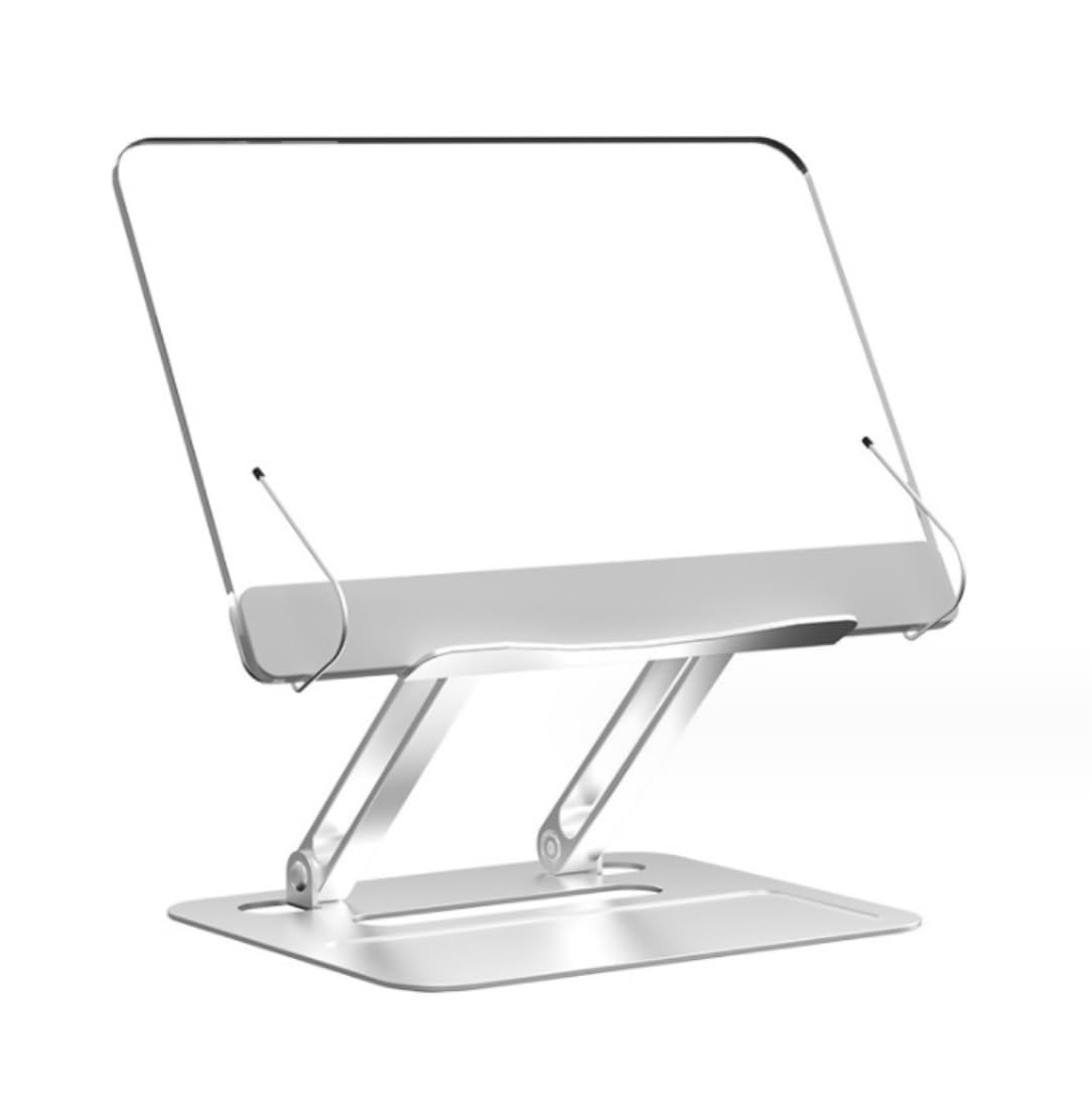 Soporte de Lectura Soporte Para Libros Para Lectura, Para De Cocina, Para Con Pantalla Acrílica Para, Manos Libres, Altura Ajustable Soporte para Recetas(A)