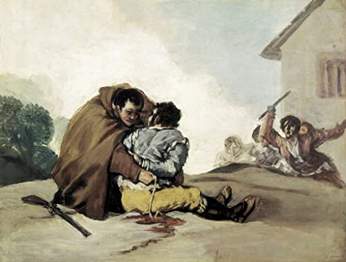 Impression d'art Goya tableau vintage pour une décoration murale de salon élégante