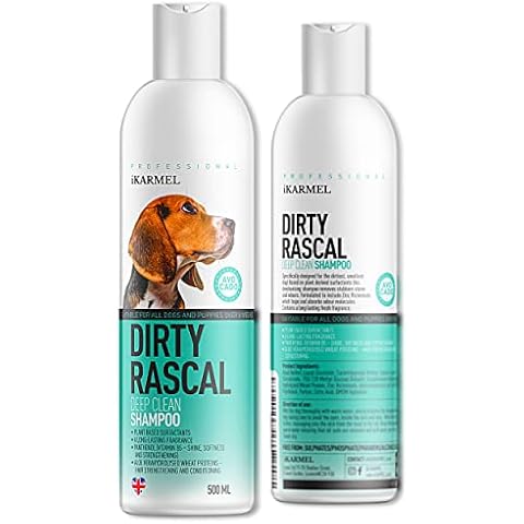 Dog Shampoo For Smelly Dogs Puppy Shampoo W/ Aloe & Avocado Dog Shampoo Sensitive Skin 500ml Professional Hair Treatment Bath Grooming Natural Wash Odor Remover Cover