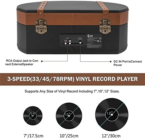 Tourne-Disque, Platine Vinyle Bluetooth avec Haut-parleurs intégrés, 3 Vitesses nostalgique Portable Vintage Valise LP… - Les Beatles, Paul McCartney, John Lennon, RIngo Starr, George Harrison Tourne-Disque, Platine Vinyle Bluetooth avec Haut-parleurs intégrés, 3 Vitesses nostalgique Portable Vintage Valise LP… – Image 8