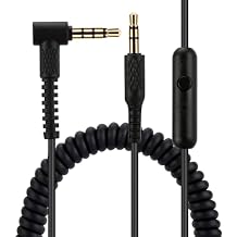 Replacement Audio Cable for Marshall headphones, Compatible with Monitor Monitor II Major 2 II Major 3 III Major 4 IV Mid Headphones 3.5mm Male Stereo Jack Cord, 4 Ft , Inline Mic/Remote Control