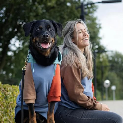 Image of Spark Paws Dog Hoodie - Premium Dog Sweater for Small, Medium, and Large Dogs | Warm Outfits for French Bulldogs, Pitbull, Puppy, Winter Jacket Alternative - Alpine - 4XL