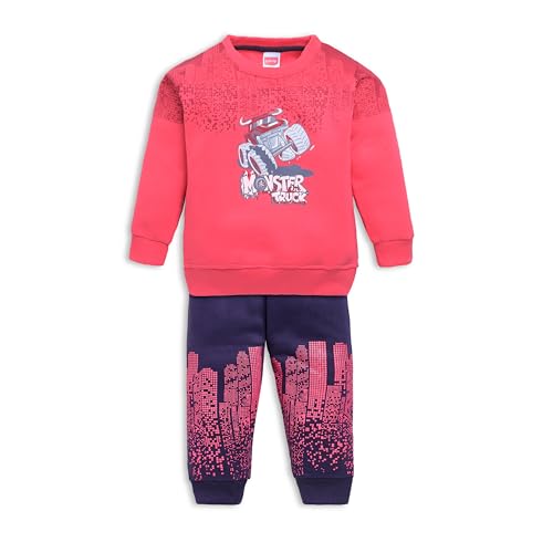 Image of LuvLap Baby Boys Full Sleeve Sweatshirt & Pyjama Set Pack of 1