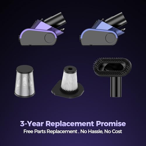 RELIDOL VC038S Cordless Pet Hair Vacuum — 20,000 PA, 720 ml Bin, 18–32 min Runtime — view 7