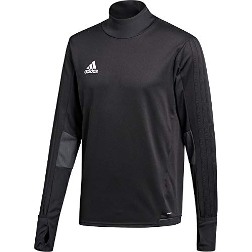 Haut de foot Adidas Tiro 17 homme noir et gris veste d'entraînement taille 2XL