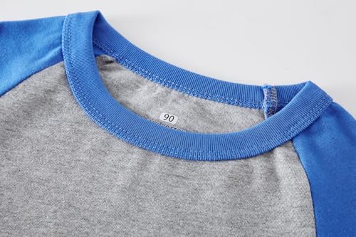 Cadidi Dinos Kids Printed Tee Shirts Cotton Casual Crewneck Tops T-Shirt4