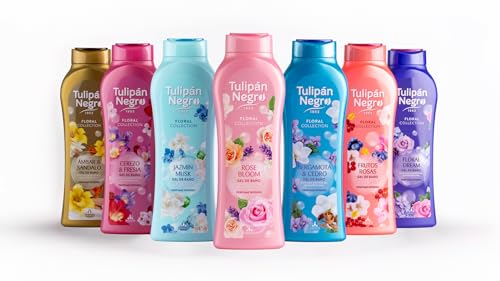 Tulipán Negro - Gel de Baño Frutos Rosas, Gel de Ducha Hidratante, Fragancia Exótica y Duradera, 650 ml - imagen 5