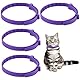 Swiftctrl Anti-Stress-Halsband für Katzen, violett, gegen Angstzustände mit natürlichen Pheromonen, mit einstellbarer Größe, Halsbänder zur Linderung von Angstzuständen, 30 Tage, für kleine und große