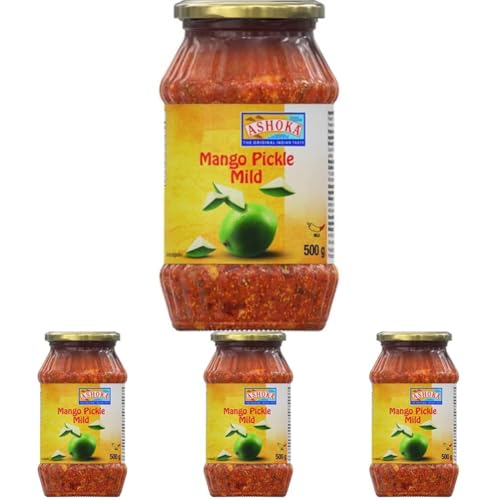 ASHOKA - Mangue marinée Douce - (1 X 500 GR) (Lot de 4)