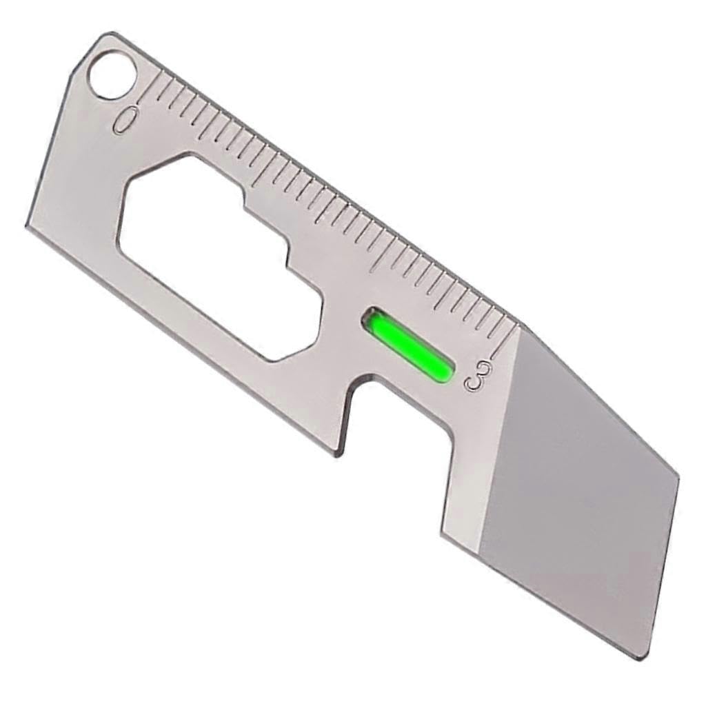 JOYHAPPST Titaniums Alloys Crowbars Wrench Bottles Opener Outdoor Camping Prys Bar Ruler