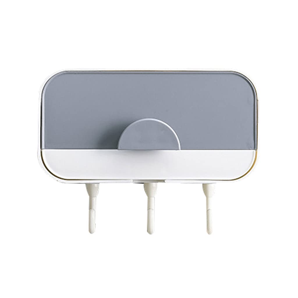 Nucelit Soap Tray Double Layer Draining Holder Detachable Soap Container for Bathroom Kitchen Sink Sponge Holder Drainer PP Dishes for Travel Suction for Shower Traveling with Drain Tray Dishes