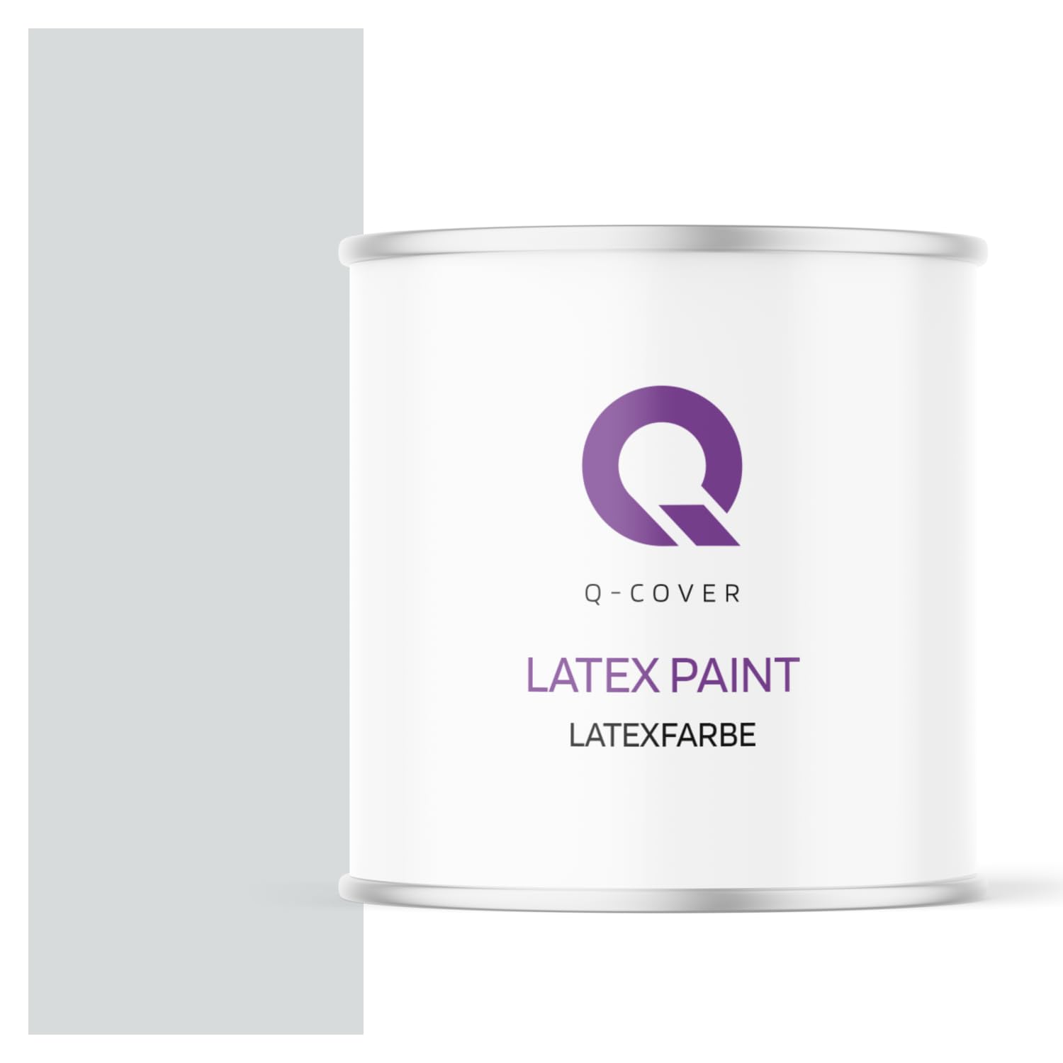 Peinture au latex hypoallergénique contre les odeurs gris platine