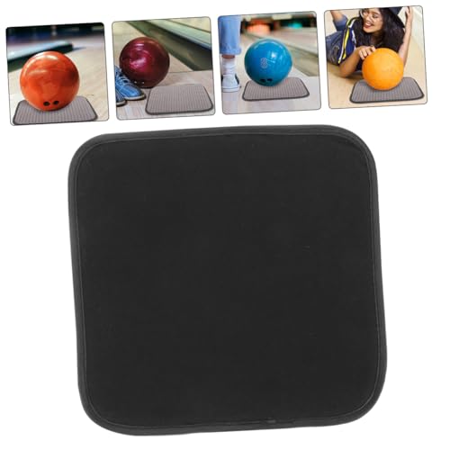 Toallas de bolos de microfibra negras duraderas para limpiar bolas de boliche 3