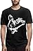 Produktbild Eric Music und Clapton Jugendliche & Erwachsene Herren Kurzarm T-Shirts Rundhals Top Kleidung T-Shirts, Schwarz , XL