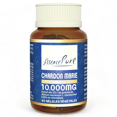 Api-Nature Chardon Marie 10000mg, 40 Gélules Végétales