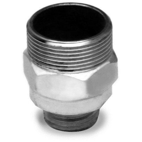 Image of T&S Brass B-0412-F15 Rigid-to-Swivel Adapter, 1.4 GPM Flow Tower