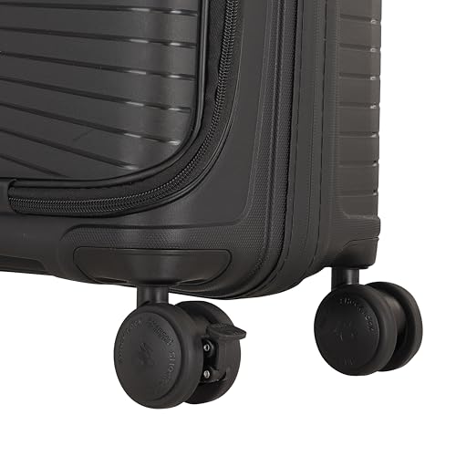 Image of American Tourister Cabin AIRCONIC2.0 Rolling Tote Polypropylene (PP) Hard 8 Wheels Spinner Luggage /Suitcase /Trolley Bag for Travel (Black), Small, 55 cm