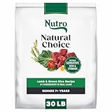 Nutro Natural Choice Lamb & Brown Rice Senior Dog Food Dry Recipe, 30 lb. Bag
