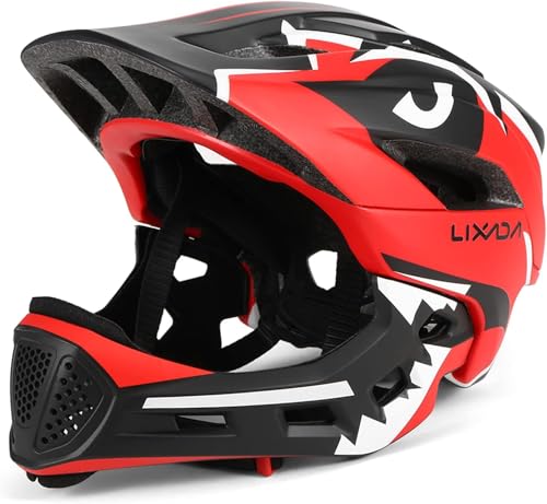 Lixada Casco Integral Niños Desmontable Casco de Seguridad Deportivo Casco Bicicleta Casco Bicicleta Niños Casco para Deportes para Niños Casco de Seguridad para Ciclismo Patinaje