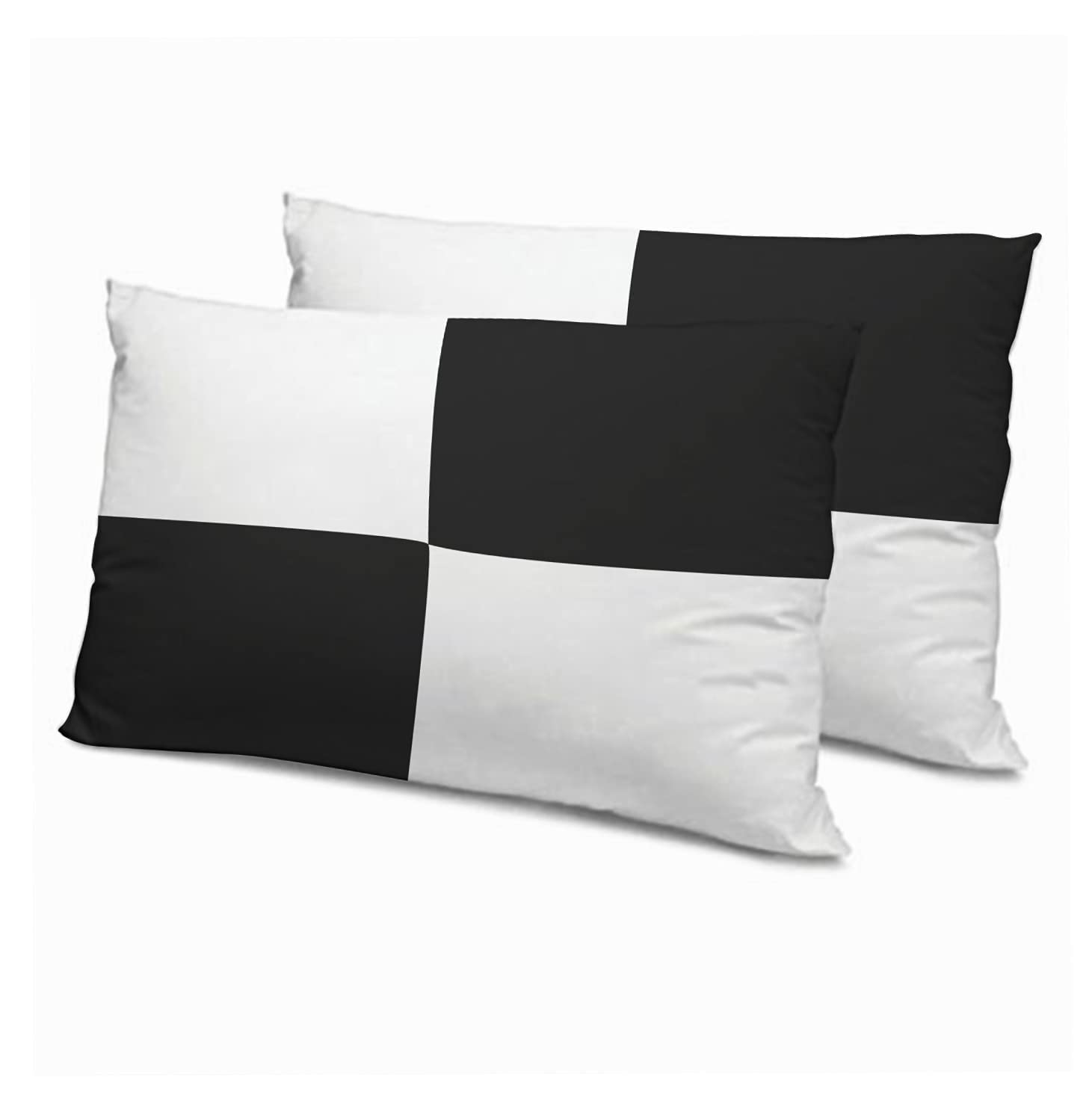 Bright Décor Adjustable Hollow Fibre Sleeping Pillow Dream Fibre Pillow Bed Pillow Pillows for Sleeping Luxurious 2 Piece Microfiber Pillow Extra Soft Hotel Quality Pillow Dark Grey and White20x30 (B0C55885CG) Amazon Price History, Amazon Price Tracker