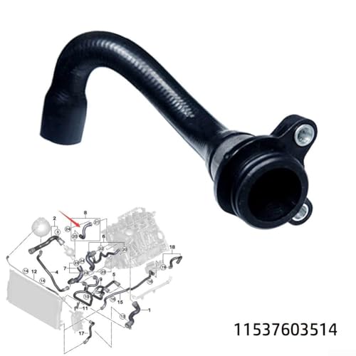 For Thermo to Block Flange Upgrade Coolant Hose Compatible with For BMW N20 For N26 N52 N54 N55 Engines Suitable for 1, 2, 3, 4, 5 Series and X Models - Image 5