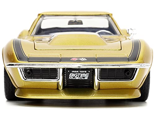 Jada Toys Big Time Muscle 1:24 Chevy Corvette 1969 miniatura 6