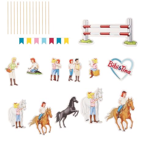 Dewocke Cake Topper 19 Stück Kuchendekoration Kuchen Topper Happy Birthday Kuchendekoration Cake Topper Cupcake Tortenfiguren Kindergeburtstag Tortendekoration Kinder für Jungen/Mädchen
