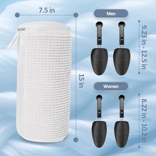 Ldydgqmy Shoe Washing Machine Bag, 360° Wrap-Around Cleaning Laundry Bags With 2 Adjustable Shoe Trees thumb #6