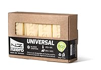NZEROWAX Organisch Universal-Skiwachs, 4-er Packung, 200 g (4 x 50-g-Stücke), Bio-Pflanzenwachs, für alle Schneeverhältnisse geeignet, 5 ºC / -5 ºC zum Skifahren