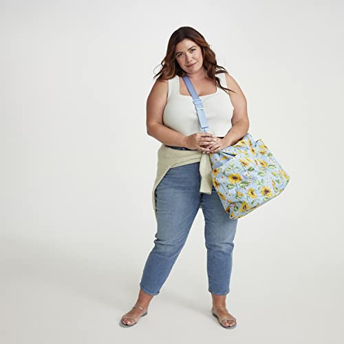 Vera Bradley Women's Recycled Lighten Up Reactive Travel Tote Travel Bag4