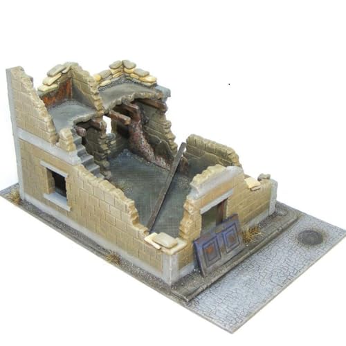 Warlord Bolt Action Wrecked House 1:56 WWII Military Table Top Wargaming Diorama Plastic Model Kit WG-TER-46 - Image 3