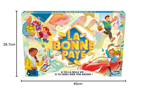 La Bonne Paye, Jeu de Société Familial Amusant, Apprentissage de la Gestion de l’Argent, pour Enfants dès 8 Ans et Les Fans de Jeux Stratégique, 2 à 6 Joueurs
