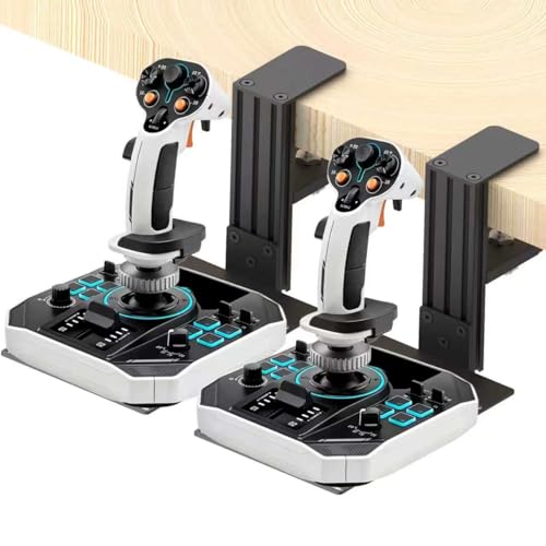 Support de Bureau HOTAS Universel pour Thrustmaster T.16000M et Logitech X56