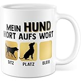 La taza perfecta para dueños de perros con humor. Con esta divertida taza de café para perros, harás una alegría a todos.