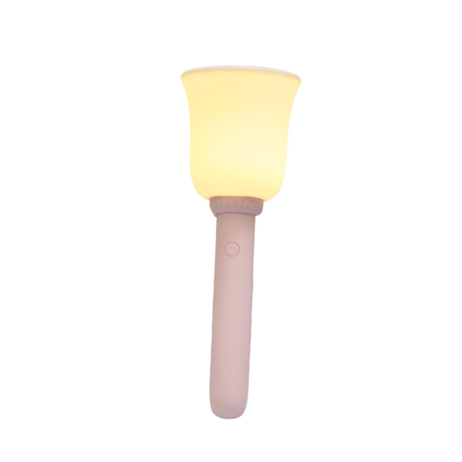Concert Cheering Lightstick,Handheld Silicone Night Light,Decorative,Portable,Cute Glow for Holiday Party Favor Festive, Bell