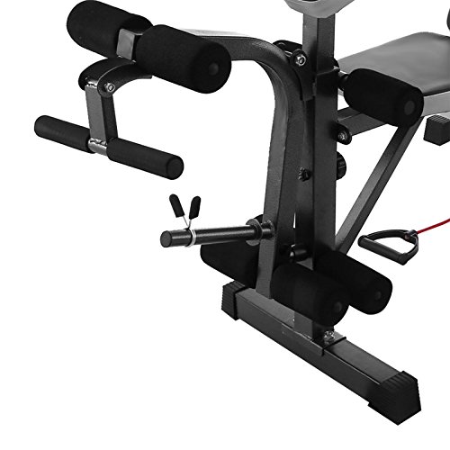 Happybuy Olympic Weight Bench for Full Body Workout Exercise Olympic Bench Adjustable 660lbs Bench Split Type Multi-Functional Weight Bench Set for Indoor Exercise (Split Type)