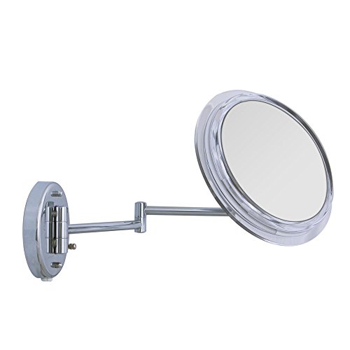 Zadro Wall Mount SURROUND LIGHT Mirror with 7X Magnification, Chrome Finish - Thumbnail 5