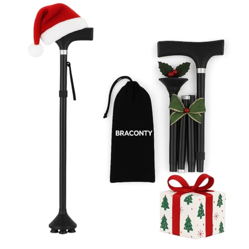 Bastón para Mayores, Bastón Plegable y Ajustable para Hombres y Mujeres, Mango Ergonómico, Punta Pivotante Antideslizante, Bastón Abatible y Portátil, Ligero, Resistente y Estable, Muleta Adulto Bastón para Mayores, Bastón Plegable y Ajustable para Hombres y Mujeres, Mango Ergonómico, Punta Pivotante Antideslizante, Bastón Abatible y Portátil, Ligero, Resistente y Estable, Muleta Adulto