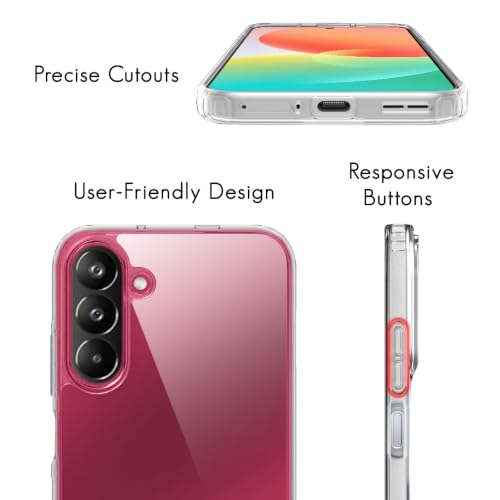Image of TheGiftKart Ultra-Hybrid Crystal Clear Back Case Cover for Samsung Galaxy M47 5G | Shockproof Design | Camera Protection Bump | Hard Clear Back Cover Case for Samsung M47 5G (PC & TPU, Transparent)