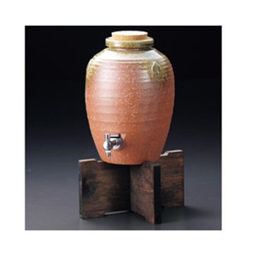 泡盛 焼酎 サーバー 3升 3升焼酎サーバー耳付壺甕カメ（縄なし）蓋を開けなくても飲める