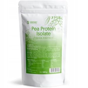 Erbsenprotein Isolat 100% Rein | Pflanzliches Eiweißpulver Vegan | Hochwertiges Protein für Muskelaufbau & Regeneration | Ohne Zucker & Laktose | INSPORT
