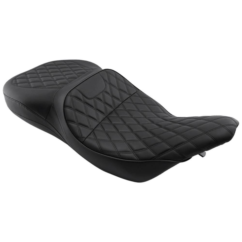 Selle conducteur passager double niveau pour road trip en duo sur Electra Glide 1997-2007 - 7