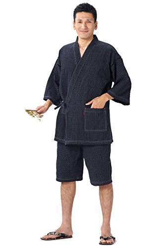 Jinbei 'shrink textile' made in Japan Import Japanese clothes size men's