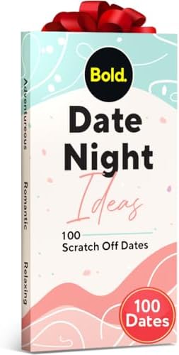 Bold. 100 Scratch Off Date Night Ideas Cards - Romantic Couple Gi...