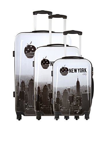 Platinium BARRY Koffer, 70 cm, 104 liters, Grau (Imprimé)