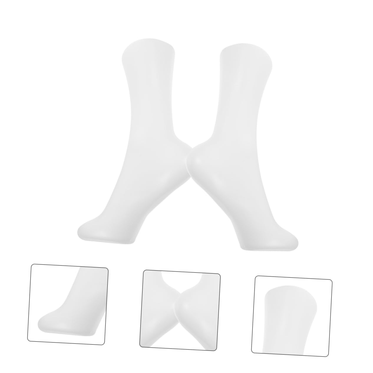SOLUSTRE Sock Foot Mannequin Display Sock Model Display Holder 4pcs Leg Model for Shoes