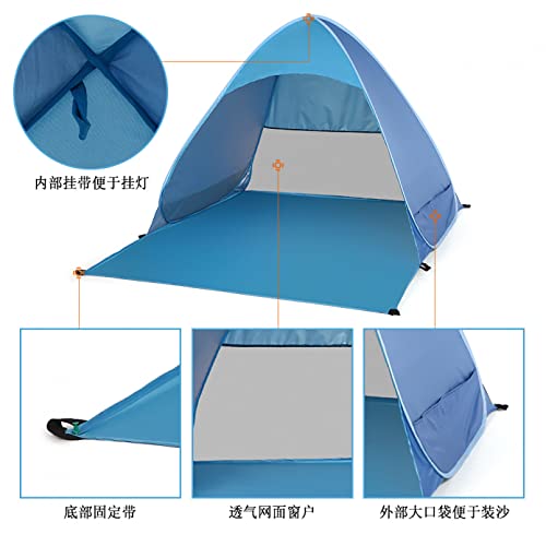 Carpa de playa automática pop-up ligera para 2 personas miniatura 5
