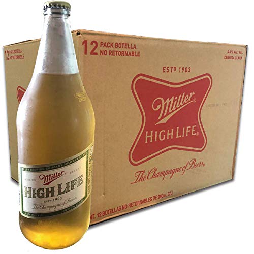 Cerveza Miller High Life 940 ml - Caja 12 Piezas
